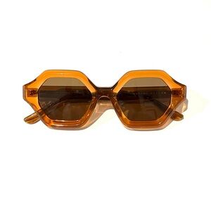 Amber geometric Sunglasses
